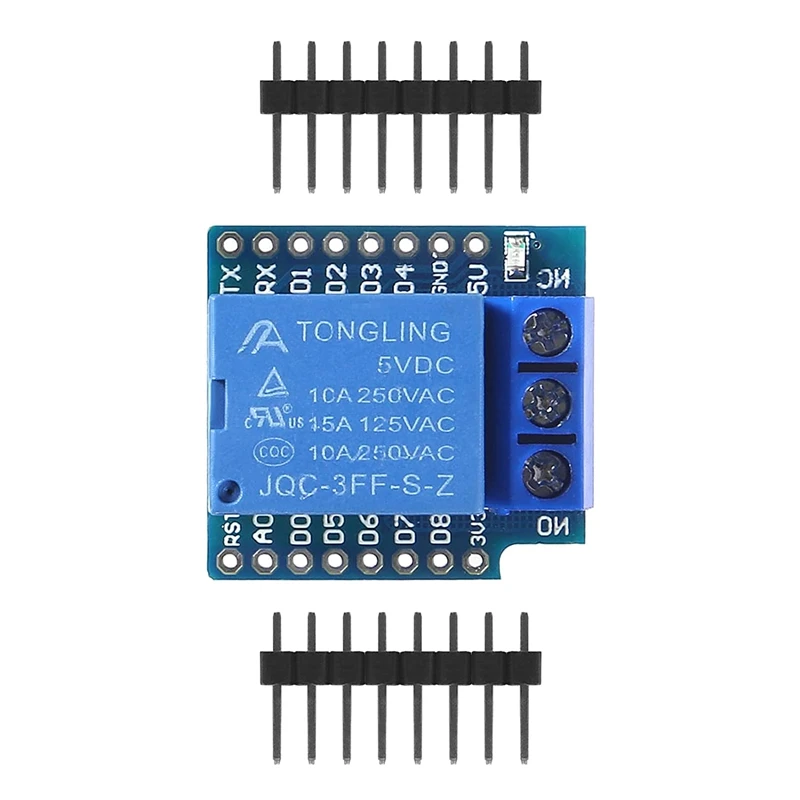 8Pcs 5V One Channel Relay Module Relay Switch 5V Mini Relay Shield For Wemos D1 Mini Also For Arduino For Wemos D1