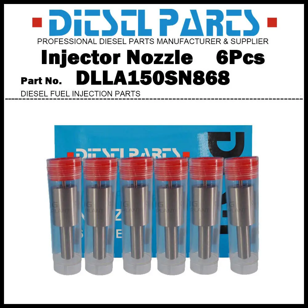 

6Pcs Fuel Injector Nozzle 105015-8680 DLLA150SN868 for NISSAN Diesel FE6 FE6T