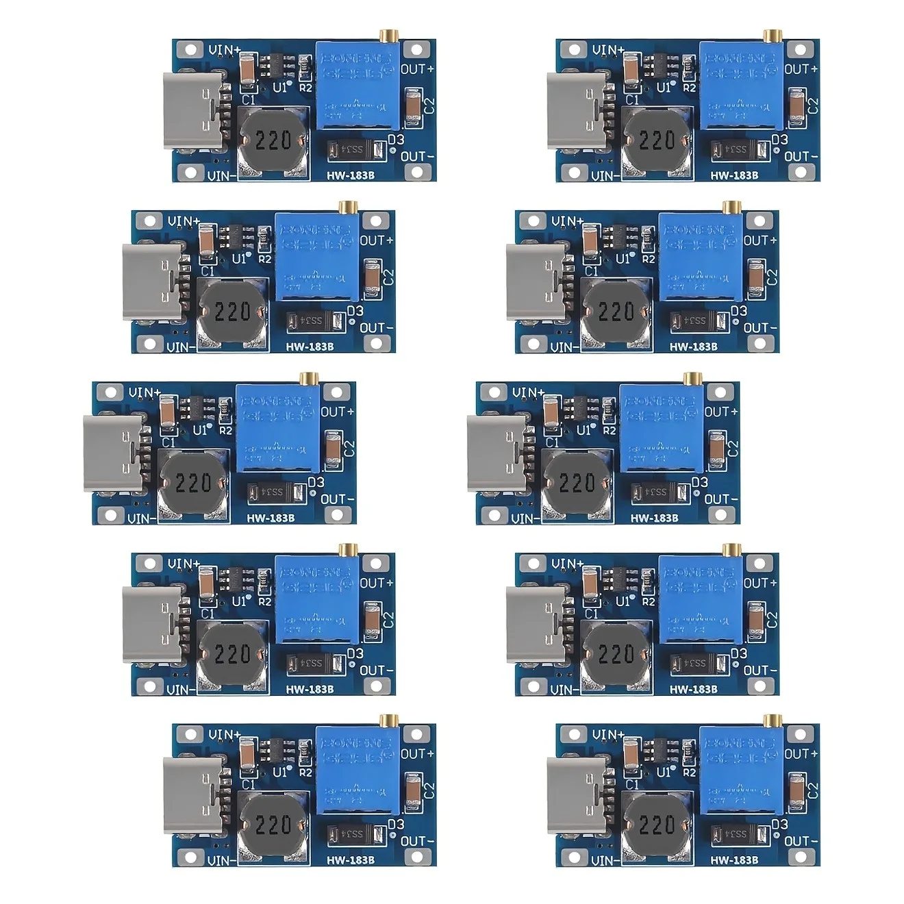 10Pcs MT3608 Adjust…