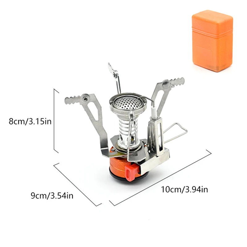 Foldable Camping One-piece Gas Stove Heater Portable Tourist Burner Outdoor Picnic Kitchen Equipment Supplies Survival Furnace