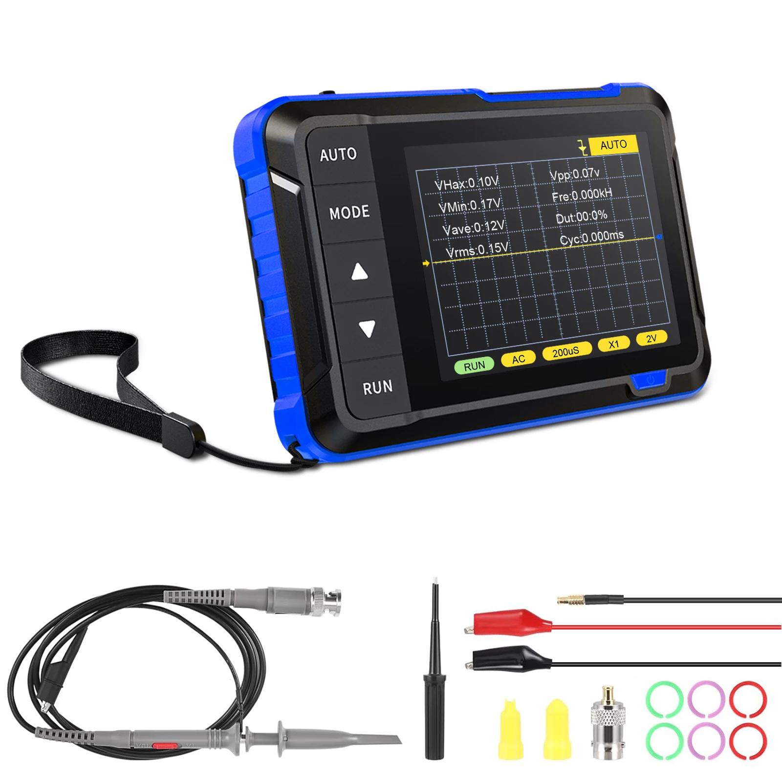 Fnirsi Digital Oscilloscope Handheld - FNIRSI DSO152 Osiloskop Digital Genggam 2.5MS/s