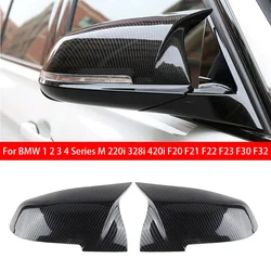 자동차 교체 백미러 커버 윙 캡 외부 문짝 케이스 트림, BMW 1 2 3 4 시리즈 M 220i 328i 420i F20 F21 F22