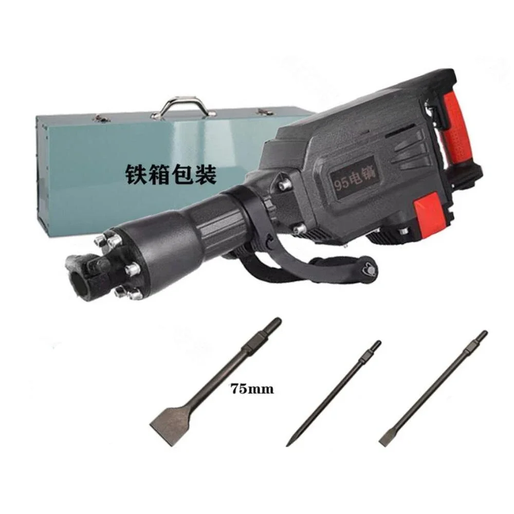 High-power 65 broken pick rock drill rammer chisel 95 electric pick industrial grade tree digging shovel electric tree digger