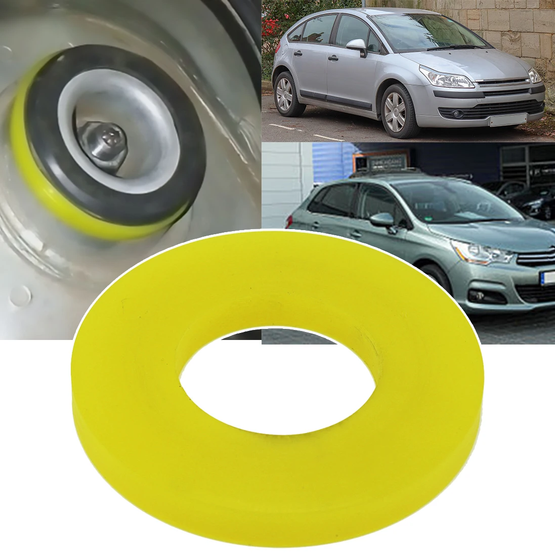 Rubber Bushing Dampers For Citroen C4 DS4 Front Strut Tower Mount Buffer Shock Absorber Car Accessories Comfort Quite Ride Auto