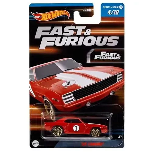 

Original Hot Wheels Car Fast & Furious Diecast 1/64 Toys for Boys 69 Camaro Vehicles Models Birthday Gift