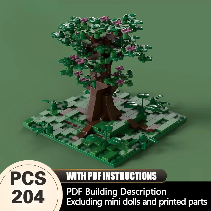

Creators Plant Series Model MOC Building Bricks Beautiful Tree Modular Technology Gifts Holiday Assemble Children Toys Suit