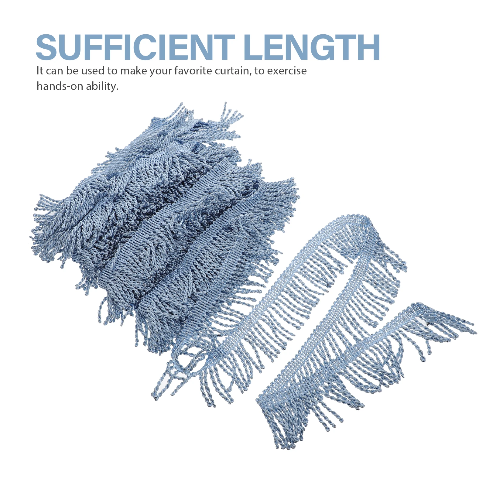 

Curtain Decoration Accessories Decorative Trim for Sewing Tassel Fabric Floral Curtains Fringe Tassels Sofa