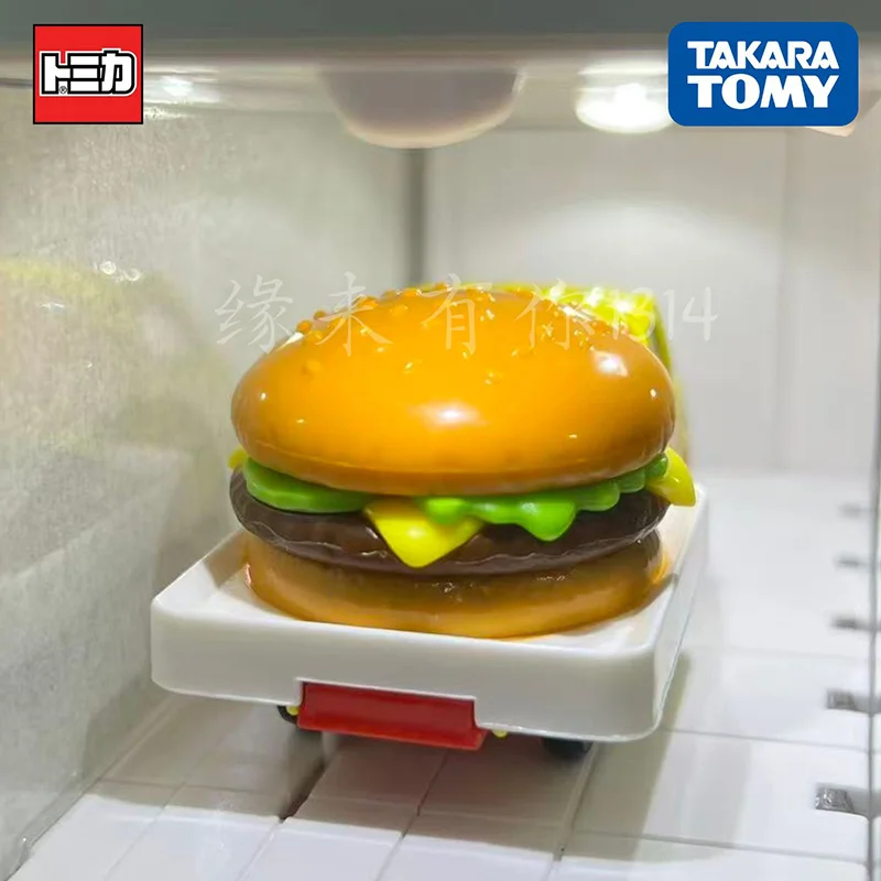 Игрушечный грузовик Takara Tomy Tomica из сплава, модель No 54 Toyota Hamburger, маленький грузовой транспортный автомобиль, обучающая игра для детей