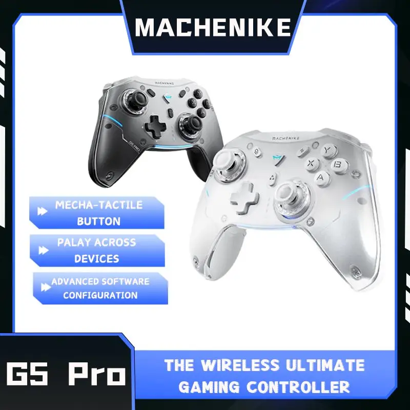 Machenike G5 Pro Gamepad Wireless Hall Trigger&Joystick Mecha-Tactile Buttons Gaming Controller For Switch PC Android IOS