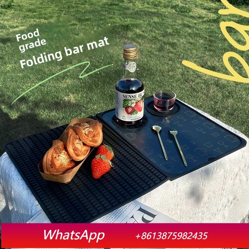 

LMM folding heat insulation bar, simple foldable drain pad, non-slip filter water storage mat