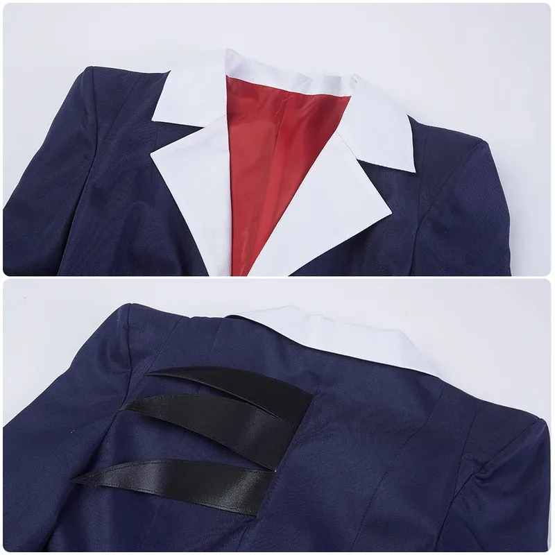 Disfraz de Anime Helluva Boss Blitzo, uniforme de fiesta con cola, traje de Halloween para hombres y mujeres personalizado mj:3