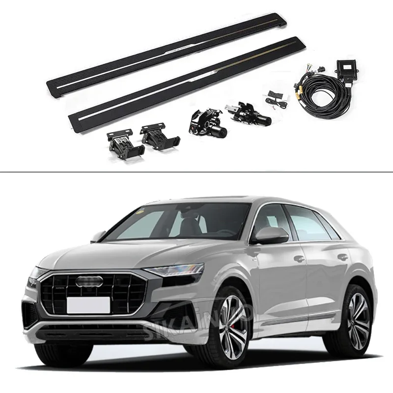 

SUV Electric Side Steps SUV Running Boards Automatic Folding Footrest Exterior Accessories for Audi Q3 Q5 Q7 Q8