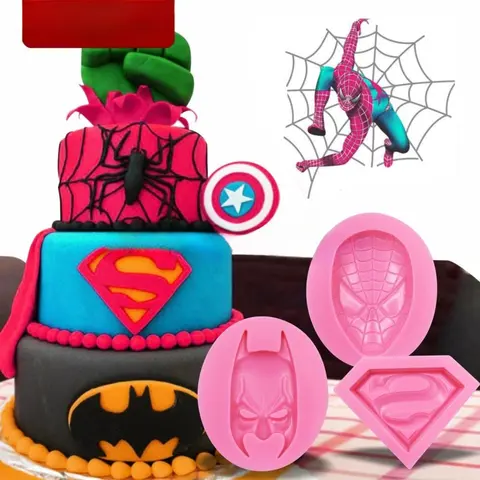 New 1pcs 3D Anime Silicone Molds Sugarcraft Fondant Chocolate Mold Face Silicone Cake Mold Cake Decorating Tools