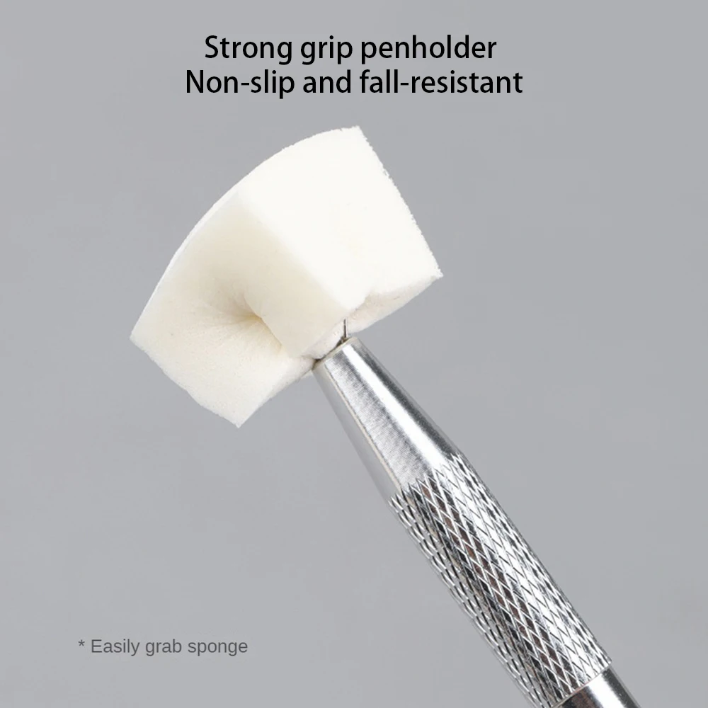 Klip mengambil tahan lama praktis untuk Nail Art Grippers populer Stainless Steel empat cabang klip sederhana Stainless Steel