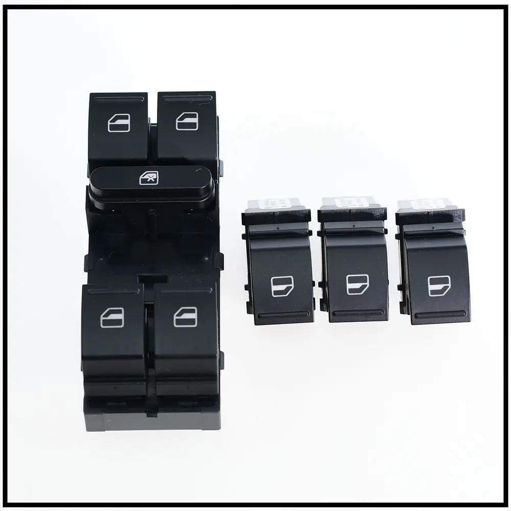 1-4 PCS Power Window Switch  Fit for VW Golf CC MK5 MK6 Passat Tiguan Touareg 1K4959857B 1K4 959 857 B 7L6 959 855