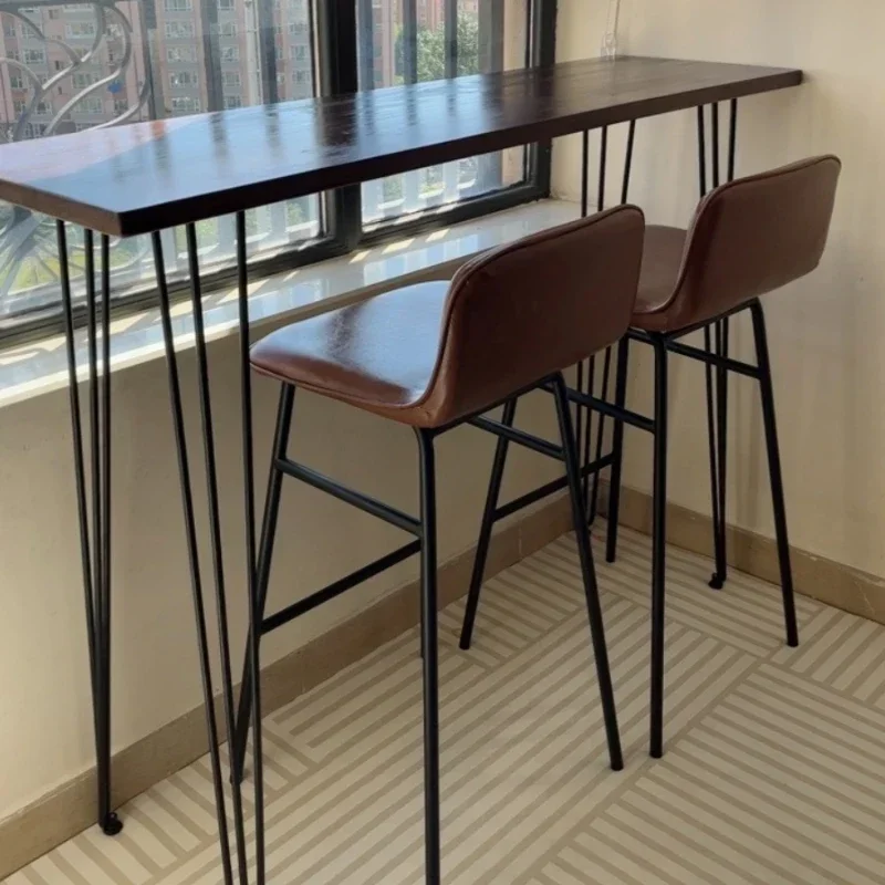 Kaffee Luxus Bartische Theke Cocktail Holz Party Wand Bartische Empfang Moderne Mesa Alta Kommerzielle Möbel