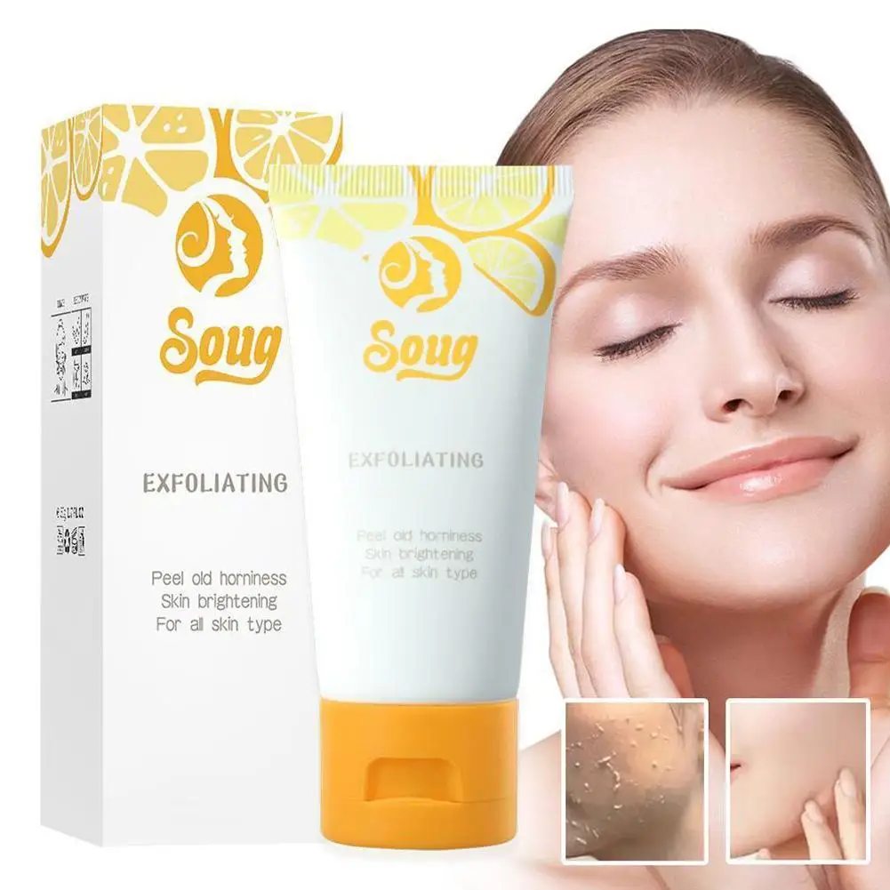 SOUG-Gel Esfoliante, Esfoliante Facial, Limpador Restaurador Peel, Limpeza, Hidratante, Produtos de Cuidado Facial