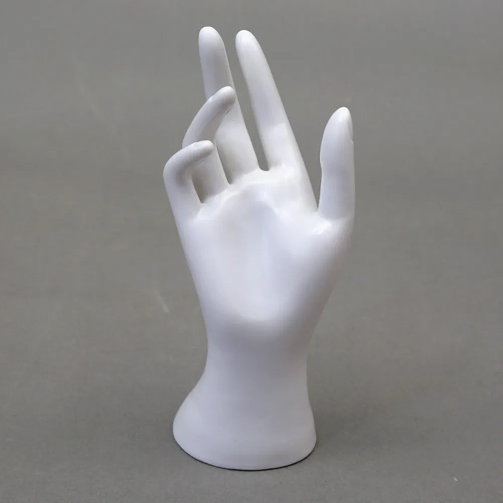 

2 шт. Декоративные подставки-руки для украшений: держатели для браслетов и колец, органайзеры для хранения, подарок для женщин