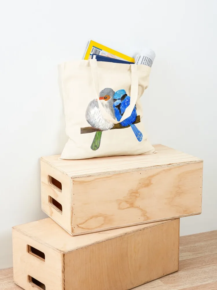 Fairy Wrens love Tote Bag Cloth bags Shopper handbag Fabric bag women bag