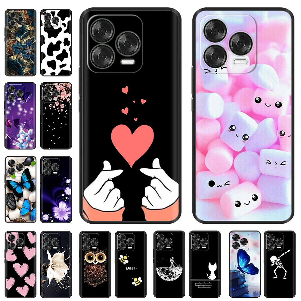 Для ZTE Blade V70 Design Case Роскошная черная силиконовая задняя крышка для ZTE nubia V70 Design Blade V70 Vita 4g Задняя крышка Coque Funda