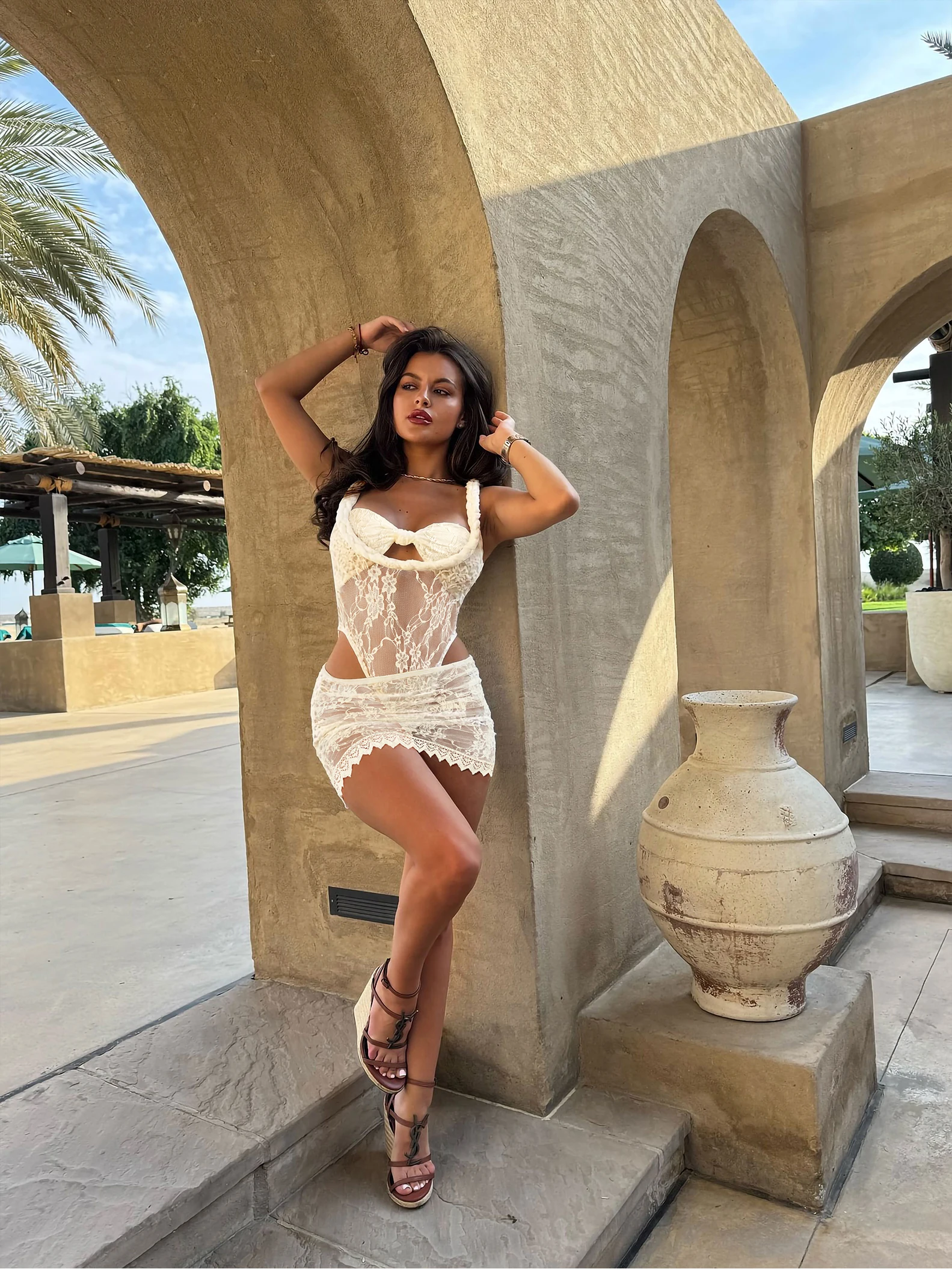 Buckle Off Shoulder Bikini With Skirt Women Swimsuit 2025 Trend Biquini Swimwear Lady Holiday Bath Suit Female Beachwear Outfits image 3