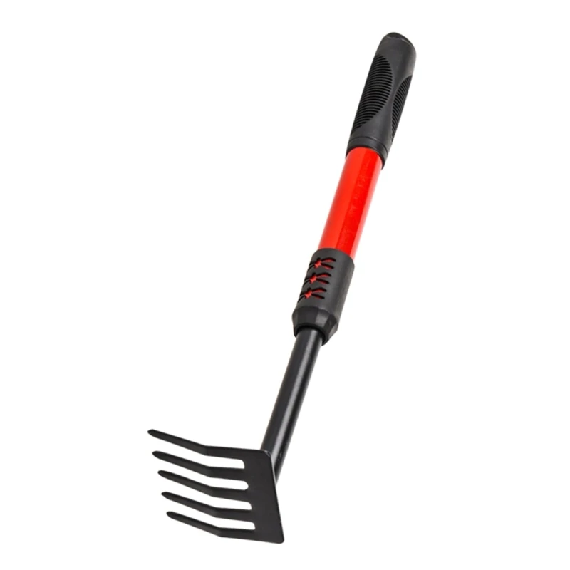 DONG Garden Tool Heavy Hand Trowel Hand Rake with Soft Rubberized Ergonomic