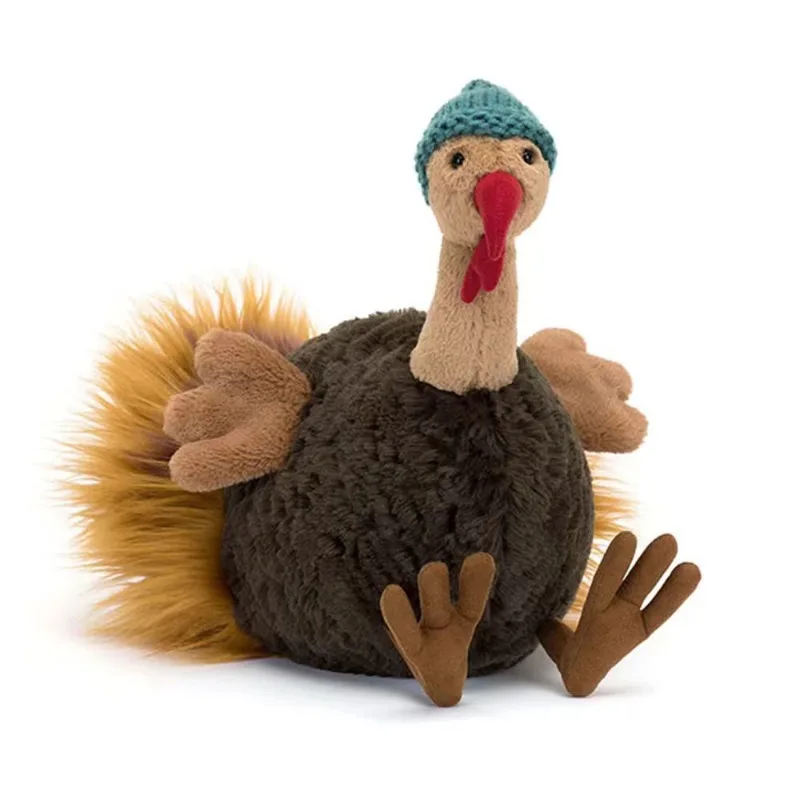 

Christmas Turkey Plush Toy - Soothing Stuffed Animal & Holiday Gift | Cute Feathered Friend for Kids & Collectors