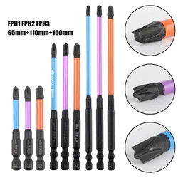 Special Magnetism Cross Screwdriver Bit FPH1 FPH2 FPH3 Nutdrivers 65-150mm For Socket Switch Power Tools