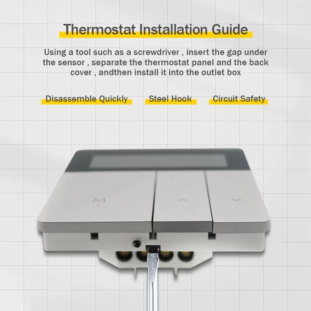 Termostato inteligente Tuya WiFi, calefacción de suelo eléctrica TRV, caldera de Gas y agua, control remoto por voz y temperatura para Google Home Alexa