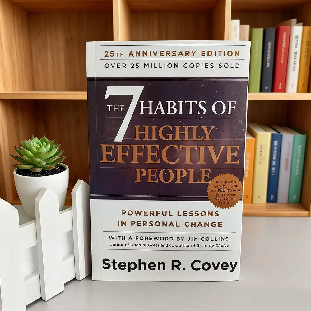 

7. привычки высокоэффективных людей Стивена Р. Кайя на английском языке. Оригинальная книга для чтения профессионального управления.