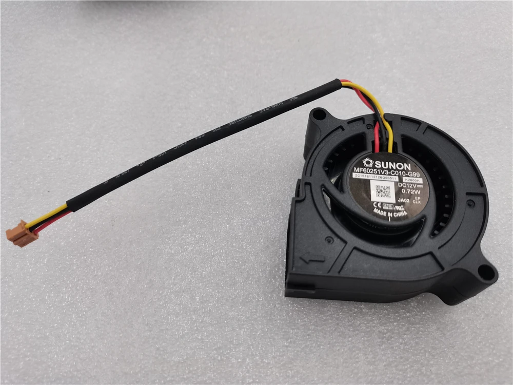 

NEW FAN FOR 6025 60X60X25MM 6CM SUNON COOLING FAN MF60251V3-C010-G99 DC12V 0.72W 3-Wire