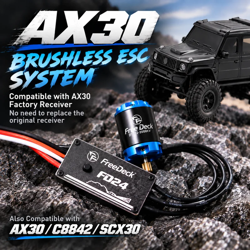 kit-de-mise-a-niveau-sans-balais-free-deck-fd24-v2-moteur-a-rotor-exterieur-3500kv-et-esc-pour-crawler-rc-ax30-compatible-avec-le-recepteur-radio-d'origine-s