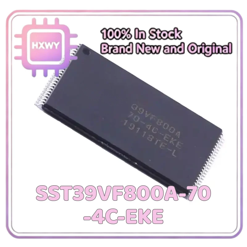 (5/20 Pieces) SST39VF800A-70-4C-EKE 39VF800A TSOP48 Parallel NOR Flash Memory Factory Wholesale Cheap IC Chip Fast Shipping