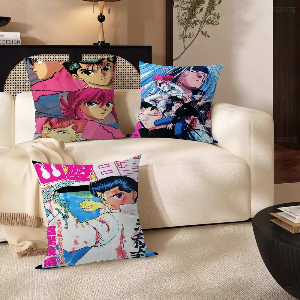 

Anime YuYu Hakusho Stitch Lucky Dragon pillow cover sofa cushion cover home room decoration children gift