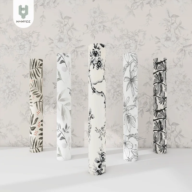 

Chinese Ink Wall Panels - Thick Waterproof Self-Adhesive Wallpaper, Bedroom Accent Wall Renovation Peel & Stick Mural Decor