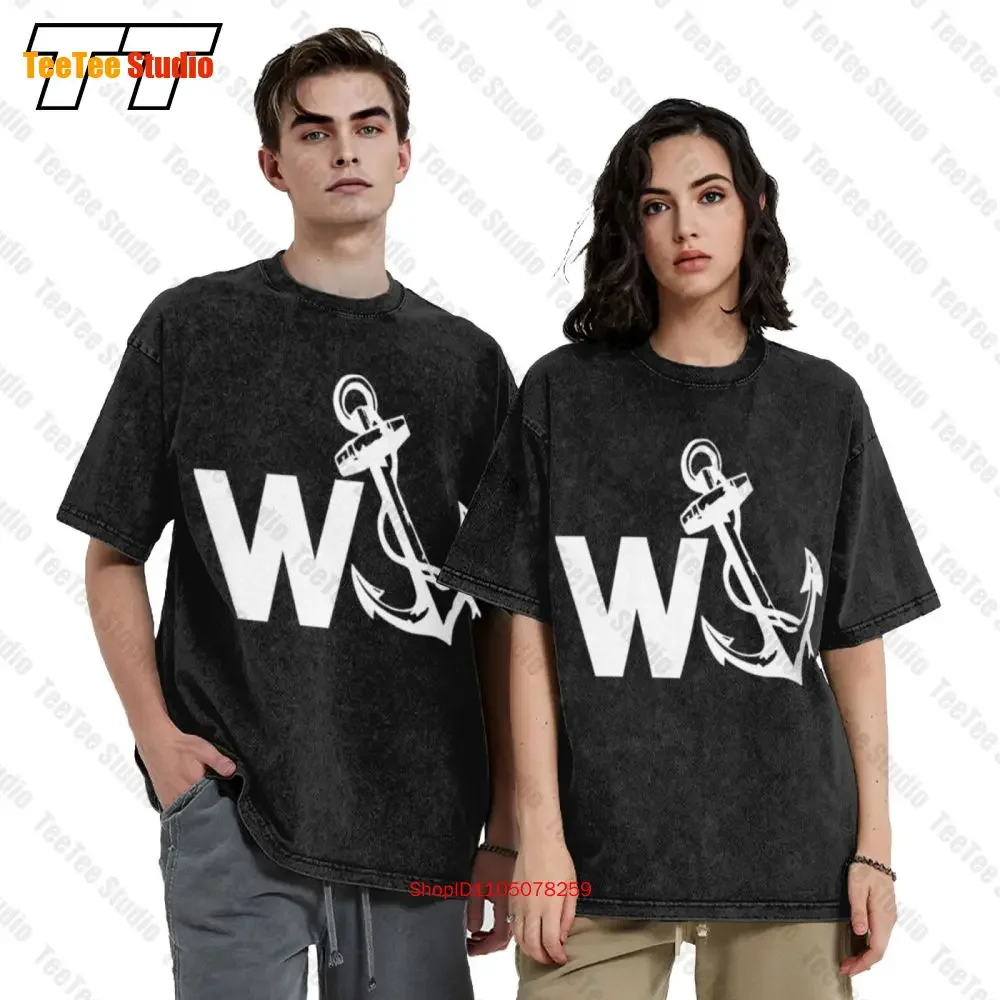 Wanker Funny Anchor Rude Comedy Vintage Oversized T-Shirt UZU6