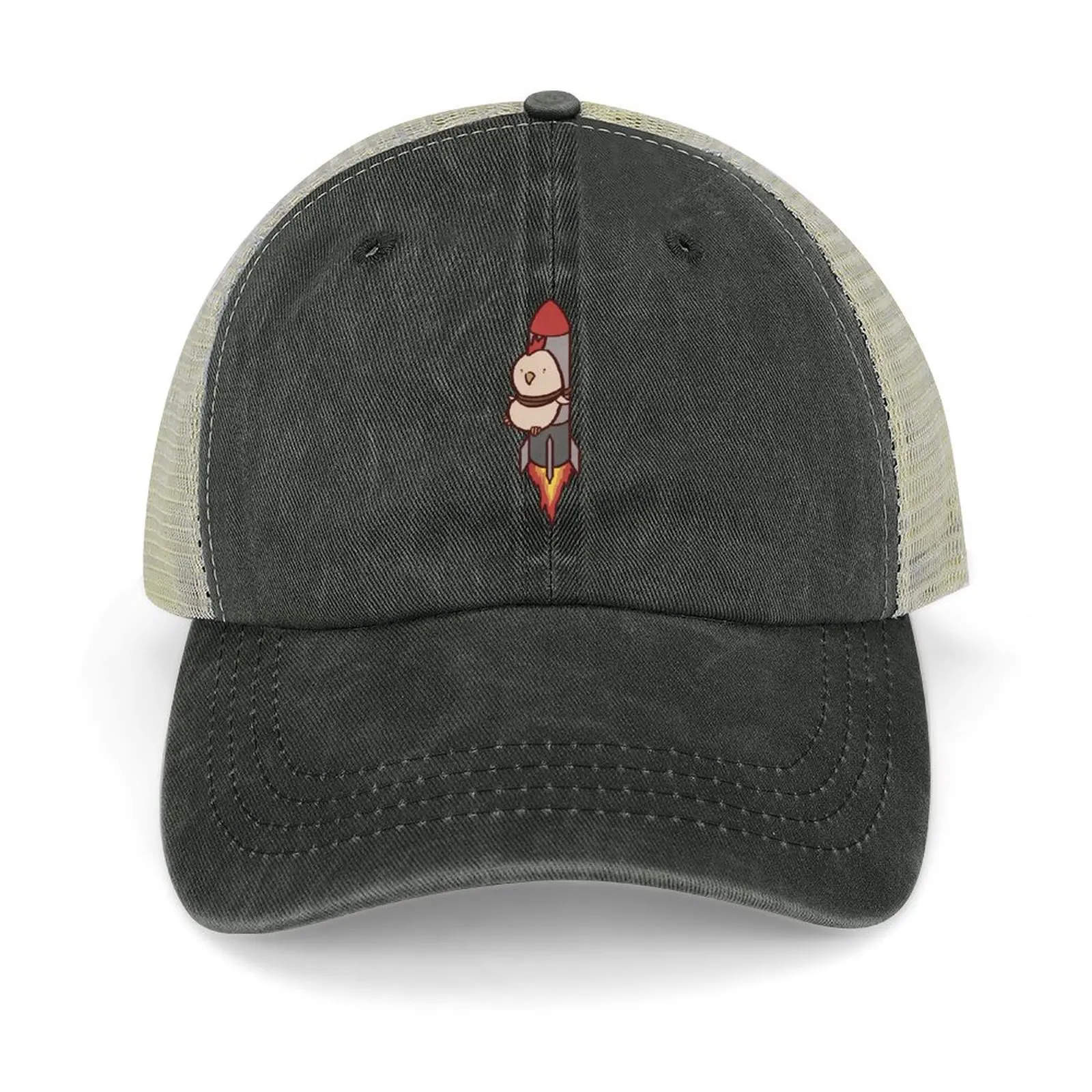

Funny Rocket Propelled Flying Chicken Baseball Cap hiking hat Luxury Hat sun caps For Girls Men's
