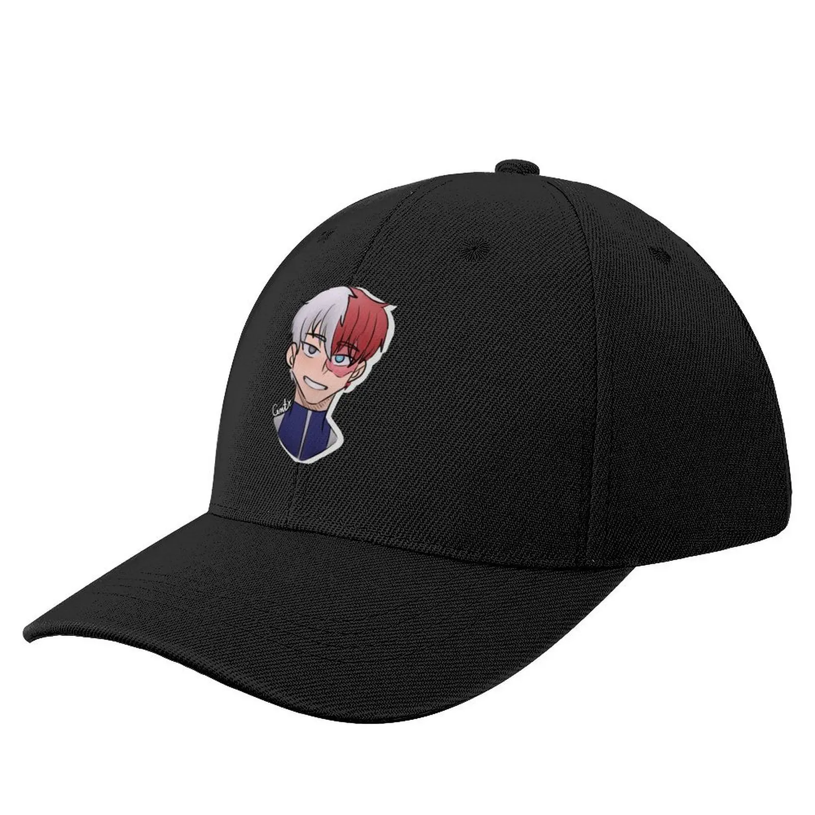 Todoroki MHA Art by Centuriosa Baseball Cap Hood Brand Man cap Luxury Hat Women Caps Men's