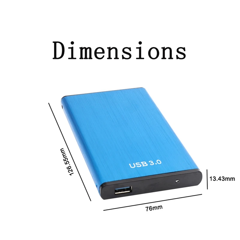 ポータブル外付けHDDハードドライブ、モバイルハードドライブ、PC、デスクトップ、ノートブック、コンピューター、USB 3.0, 2.5インチに適しています