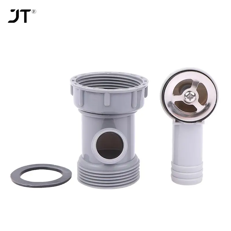 Kitchen Basin Square Round Overflow Hole Conversion Joint Drainage Water Pipe Three Links Head Sink Connector Accessories