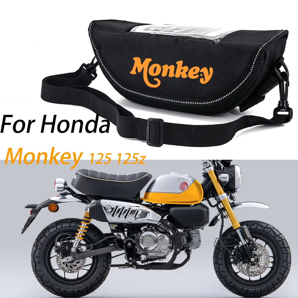 

For Honda Monkey 125 monkey 125z Motorcycle accessory Waterproof And Dustproof Handlebar Storage Bag navigation bag