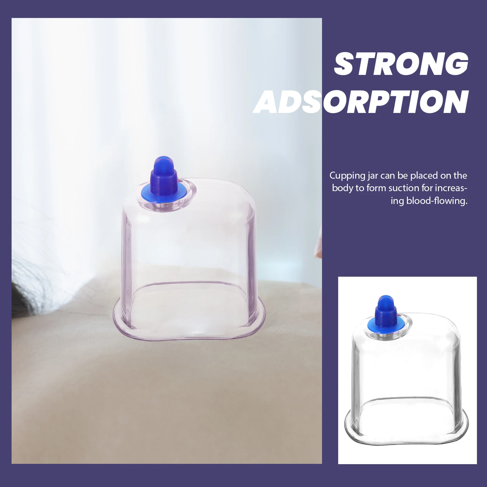 

Vacuum Jar Professional Massage Tool Home Body Adsorption Cupping Accessories For Back Shoulder Leg Relaxing
