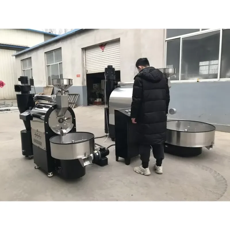 Quality Small Coffee Roaster Hot air Coffee Bean Roasting Machine Commercial Coffee Roasters for Sale