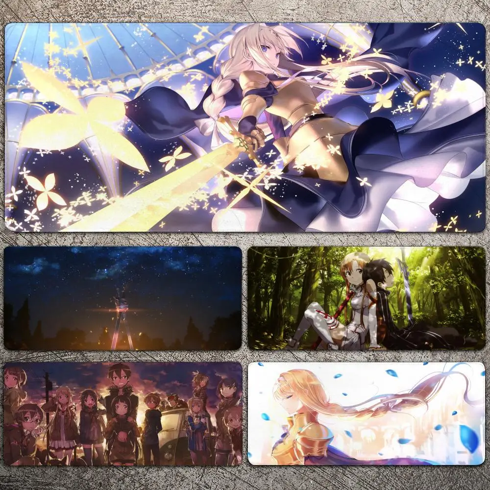 

Sword Art Online Sao Anime Mousepad Large Gaming Mouse Pad LockEdge Thickened Computer Keyboard Table Desk Mat