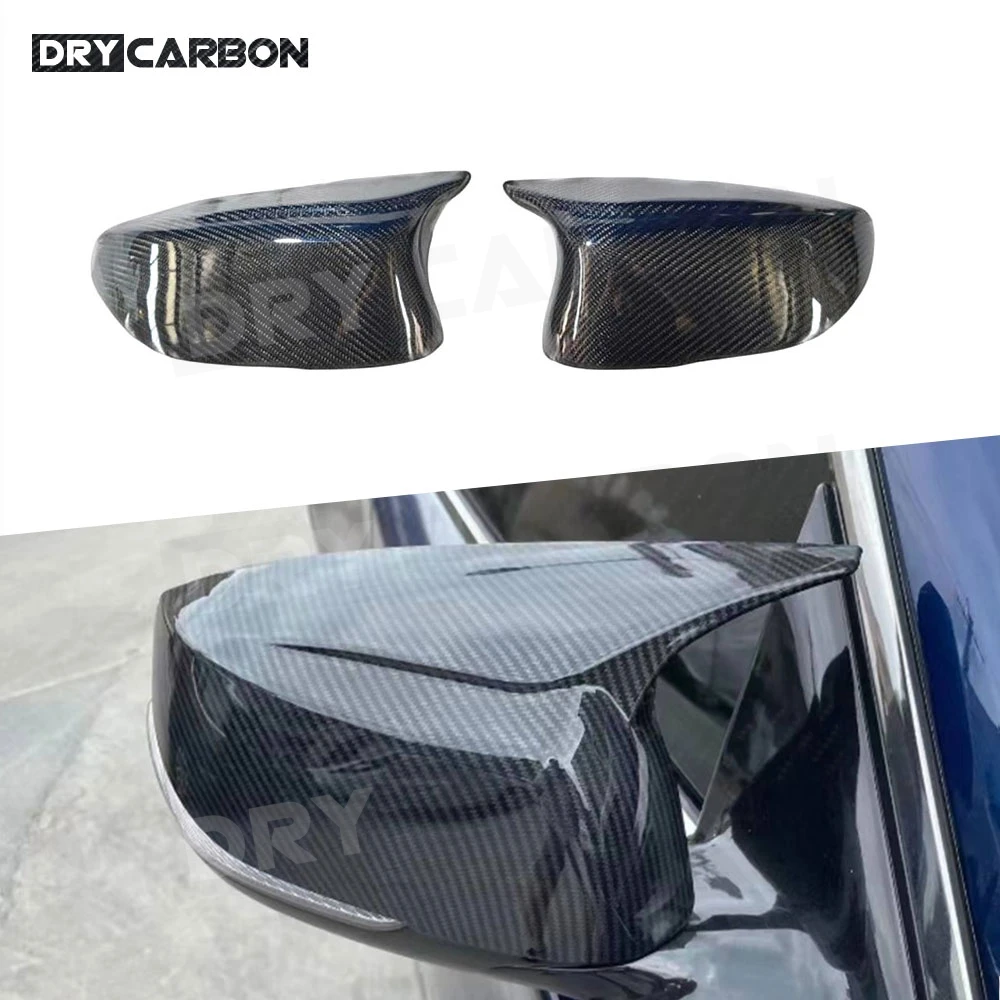 

Накладки на боковые зеркала заднего вида из карбона для Infiniti Q50 2014-2020, сменные элементы для стайлинга автомобиля