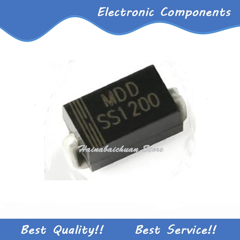 10 Pcs/Lot SS1200 SMA DO-214AA 200V/1A New and Original In Stock