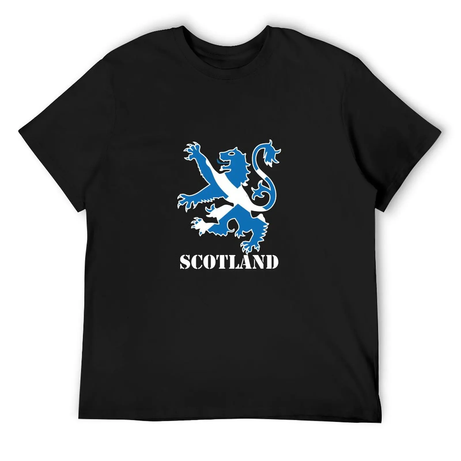 

Blue Lion rampant flag of Scotland T-Shirt vintage graphic t shirt vintage boys animal print oversized t shirts for men
