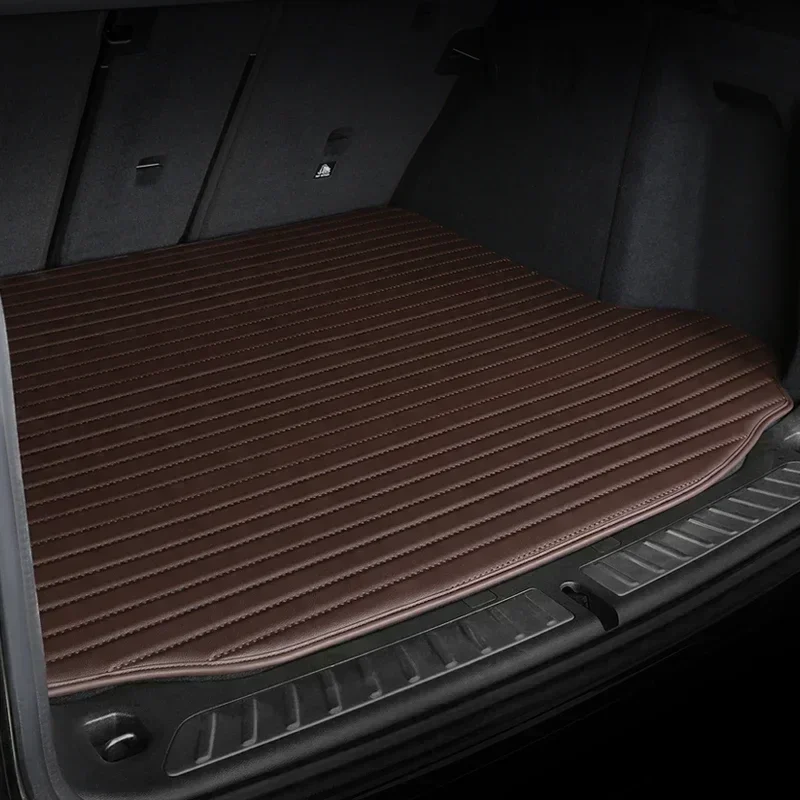 Stripe Custom 3D Car Trunk Mat for Volkswagen VW Golf 8 2020-2022 Golf 7 2014-2020 Interior Accessories