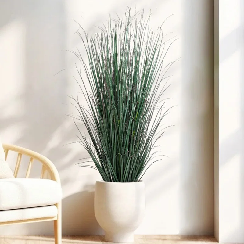 Искусственные растения 59in, луковая трава, зелень, искусственные кустарники, искусственная высокая трава, искусственная трава, растение для дома, улицы, магазина, Декор Искусственные растения 59in, луковая трава, зелень, искусственные кустарники, искусственная высокая трава, искусственная трава, растение для дома, улицы, магазина, Декор