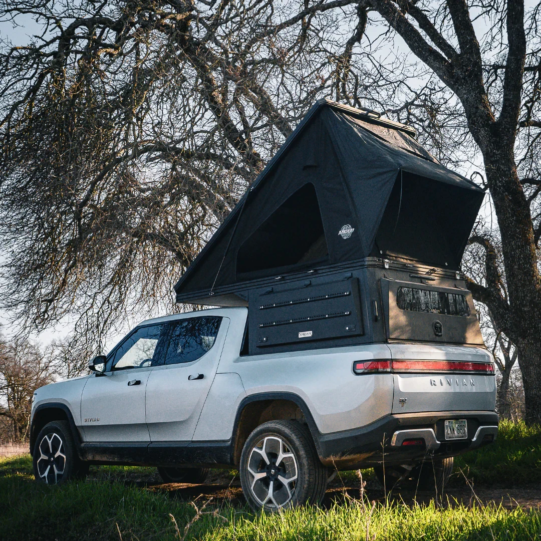 XINYI Pickup Truck Bed Camper Canopy Shell Roof Top Tent Double Cab Black 4X4 Accessories Alu-cab Canopy Camper